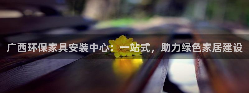 杏耀平台代理登录网址是什么：广西环保家具安装中心：一站式，助
